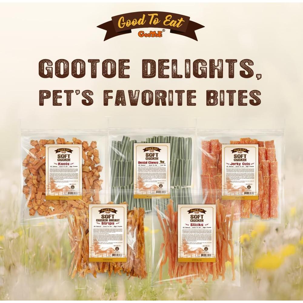 Gootoe Chews Dentales de Pollo 0.68 kg - Natural y Saludable