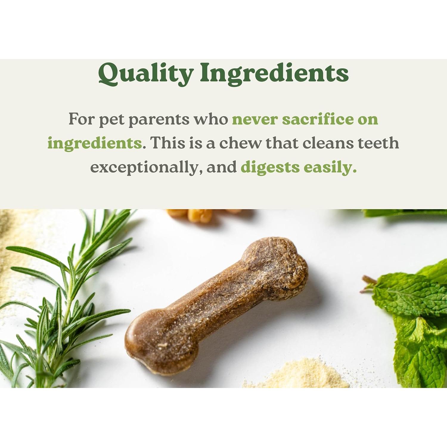 Masticables Dentales Earthbones para Perros 30 Huesos 9-23kg