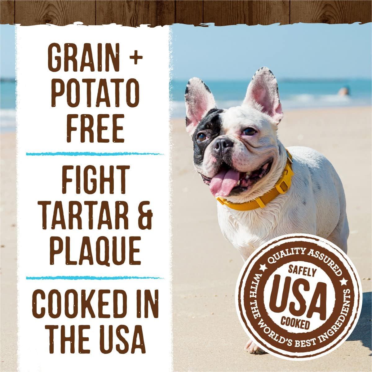 Masticables Dentales Merrick Fresh Kisses para Perros Pequeños 6.8-11.3 Kg - Caja de 36