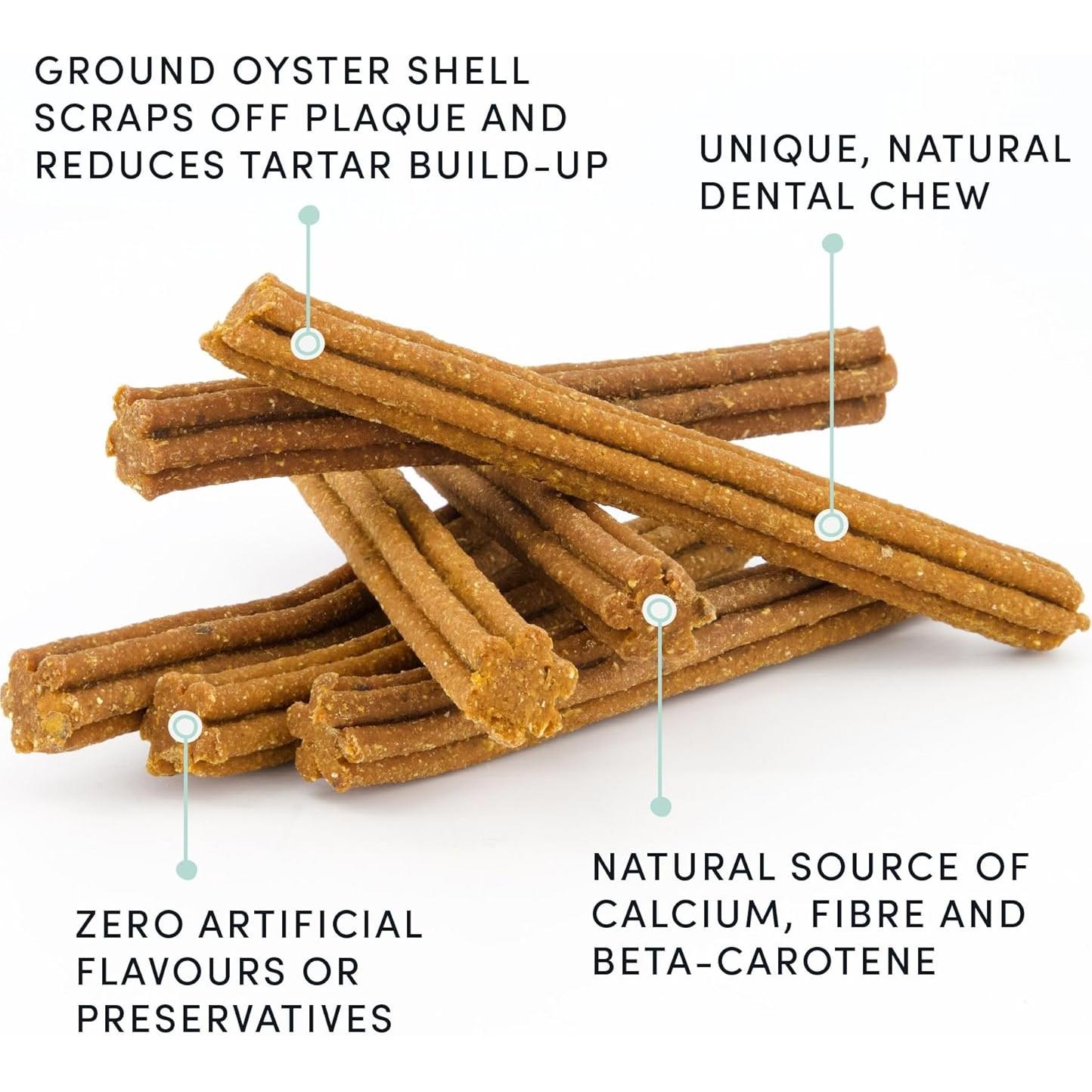 Galletas Dentales Naturales Crumps' Pbb Bacon 18 Unidades