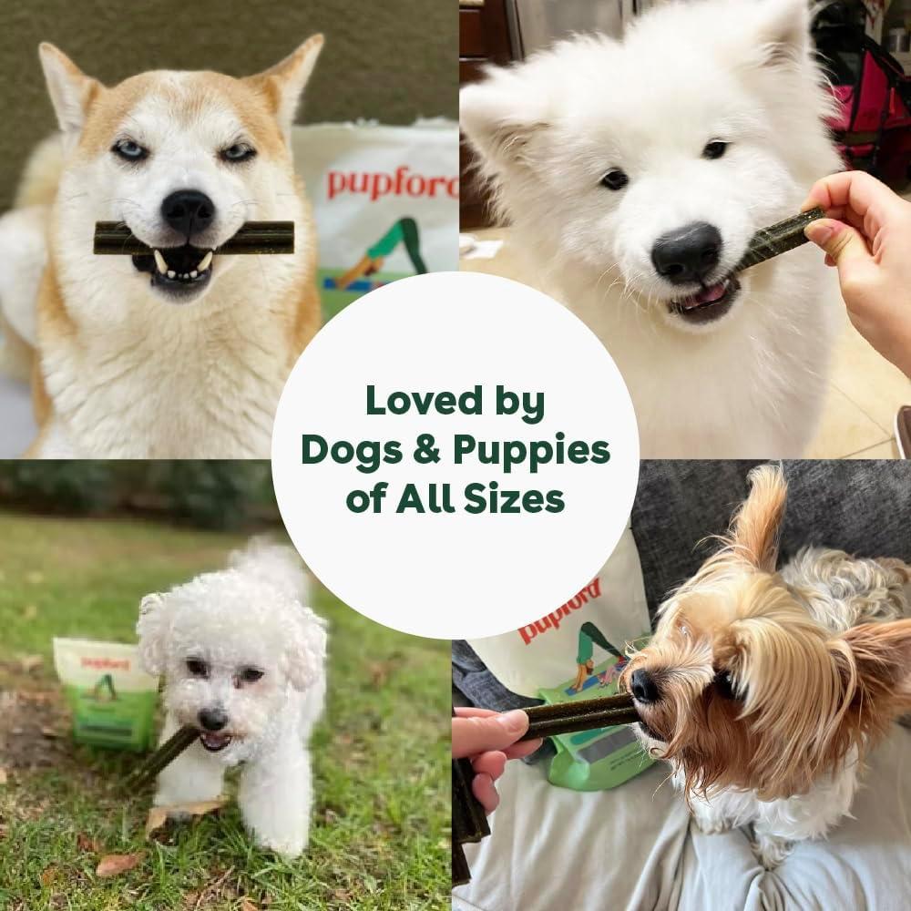 Pupford Dental Chews para Perros 30 Unidades 10.16 cm