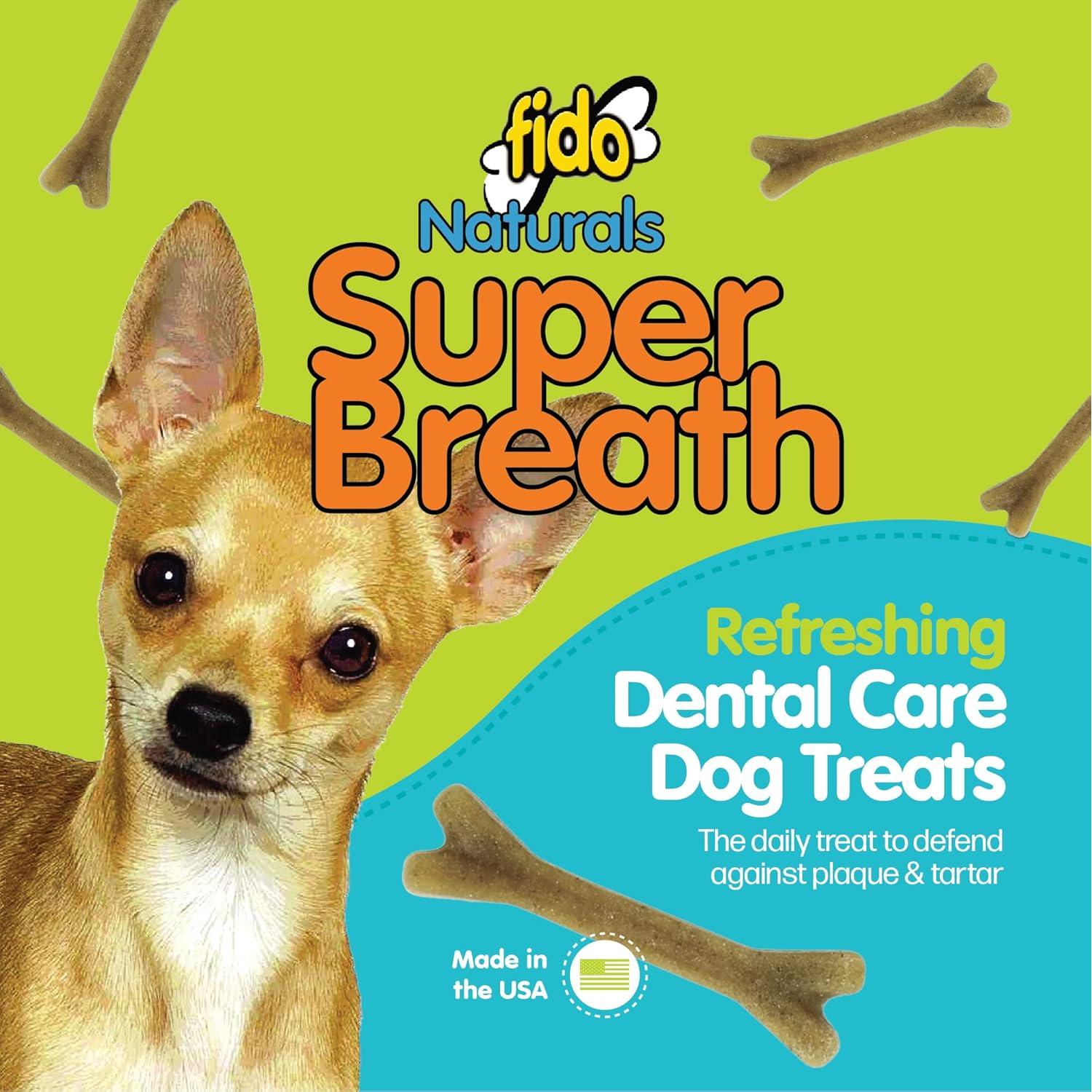 Huesos Dentales Fido Super Breath Mini 3 Paquetes 227g