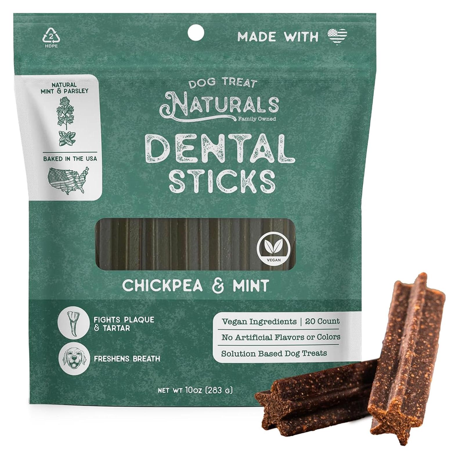 Palitos Masticables Dentales Dog Treat Naturals 20 Unidades