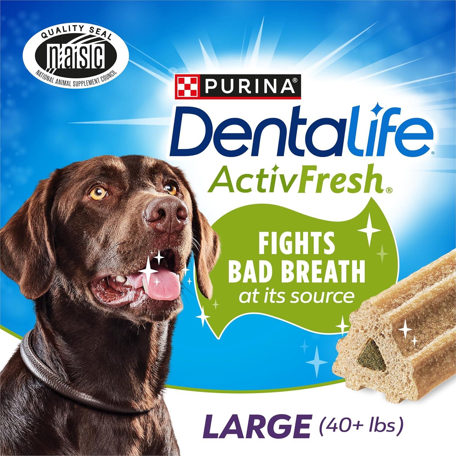 Masticables Dentales DentaLife ActivFresh para Perros Grandes 2x992g