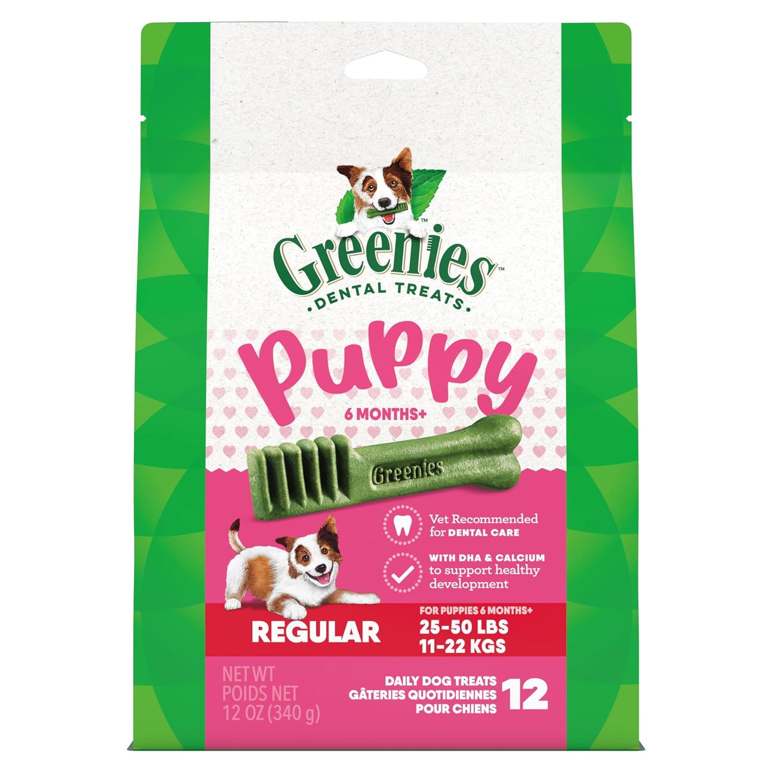 Golosinas Dentales para Cachorros Greenies Original 340 g