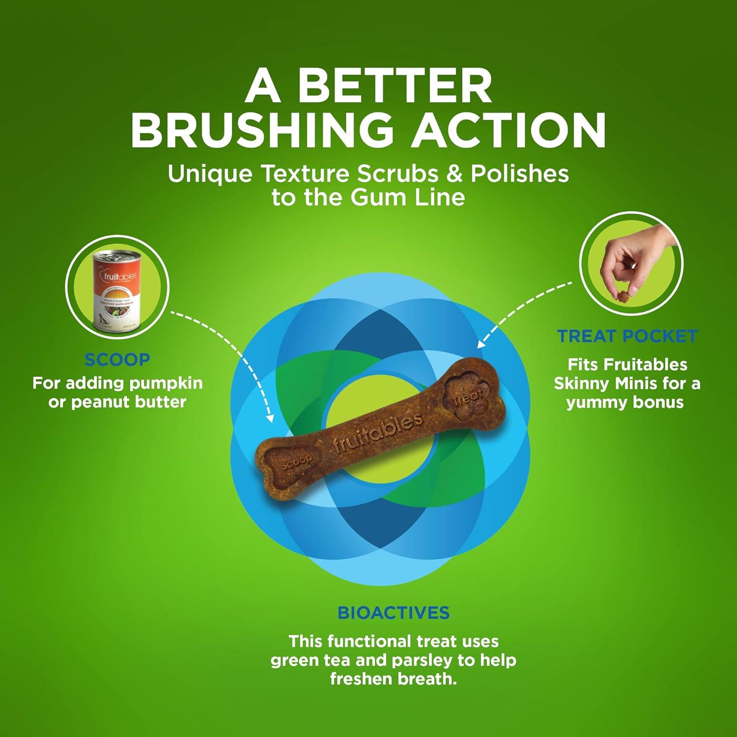 Masticables Dentales BioActivos Fruitables 207g para Perros