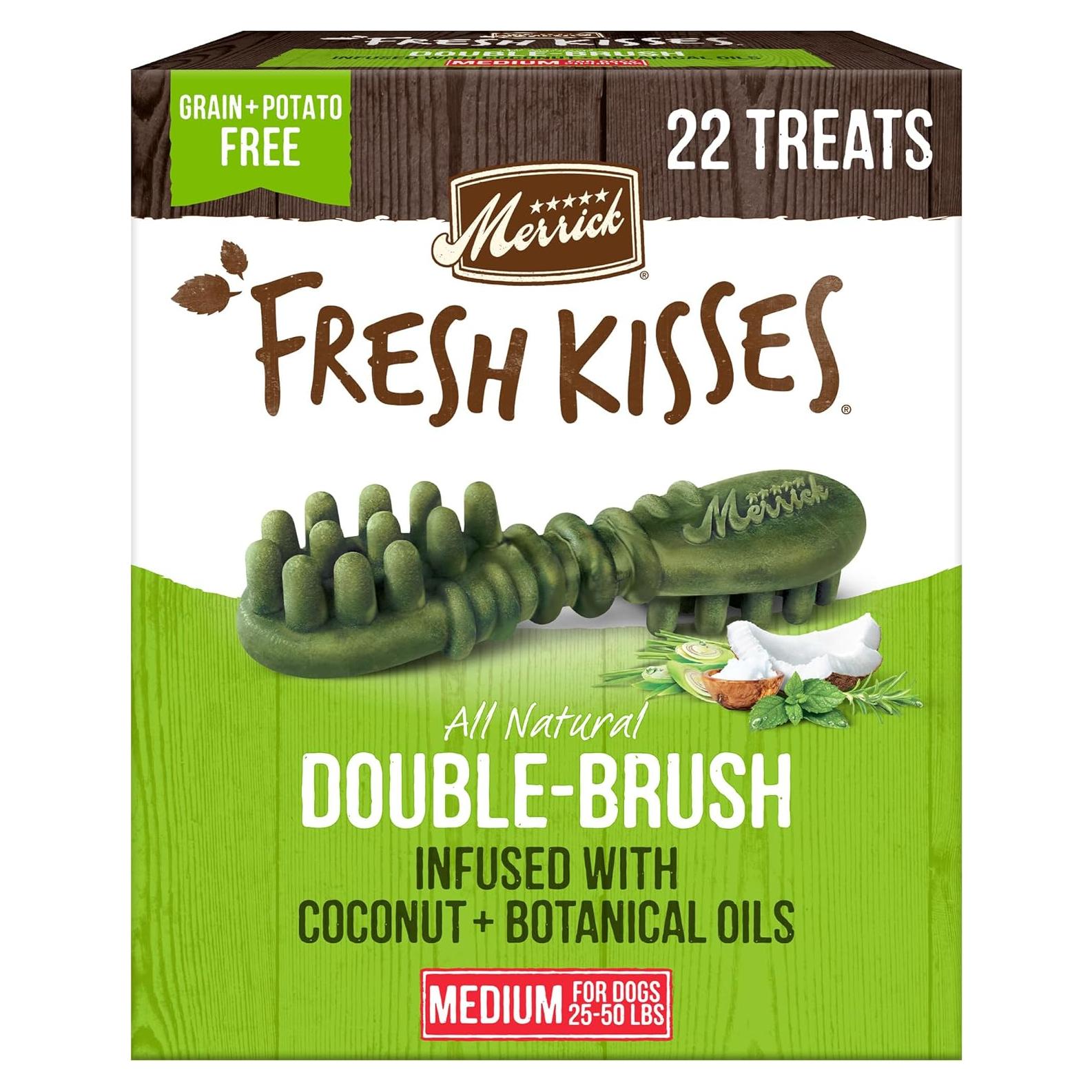 Masticables Dentales Merrick Fresh Kisses 22 Unidades 11-23 Kg
