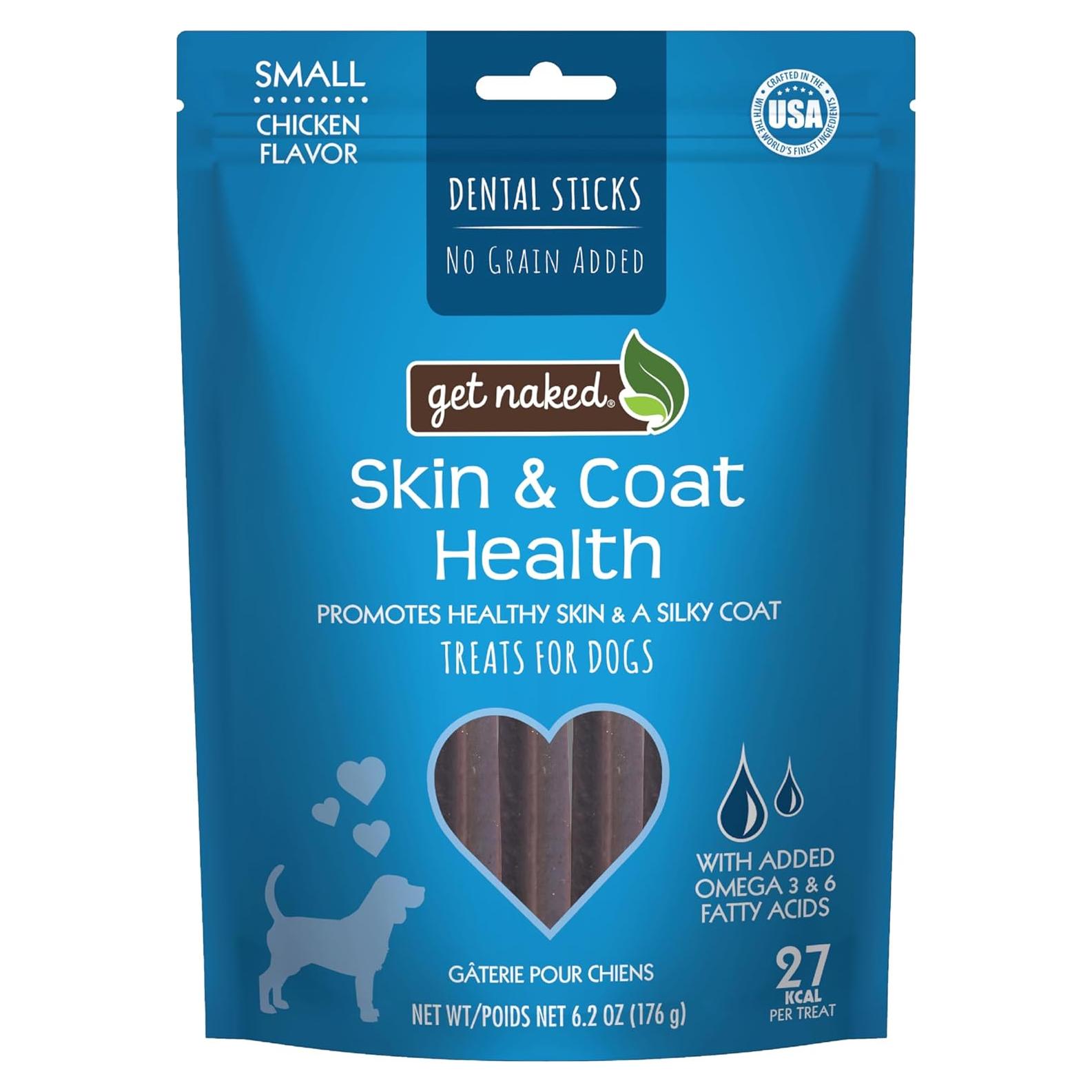 Palitos Masticables Dentales Get Naked 176g para Perros