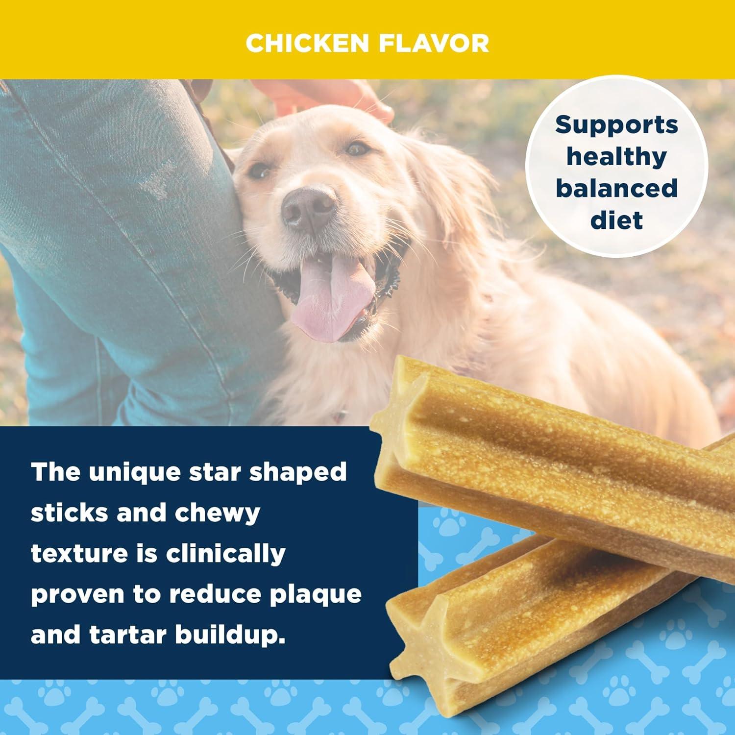 Galletas Dentales para Perros Grandes AKC Sabor Ahumado 15 Unidades