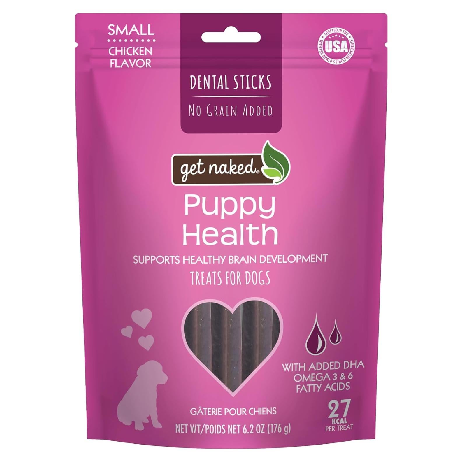 Masticables para Cachorros Get Naked 176g Sin Granos Salud Dental