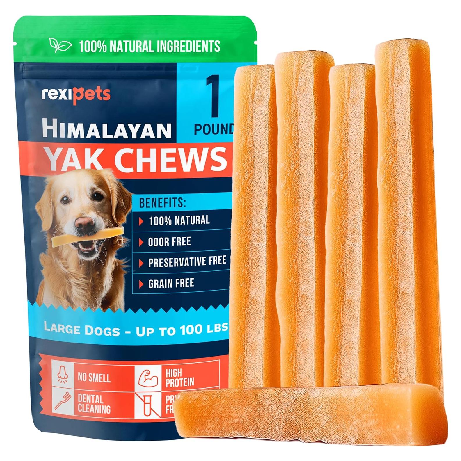 Masticables de Queso de Yak Natural Rexipets - Grande 0.45kg
