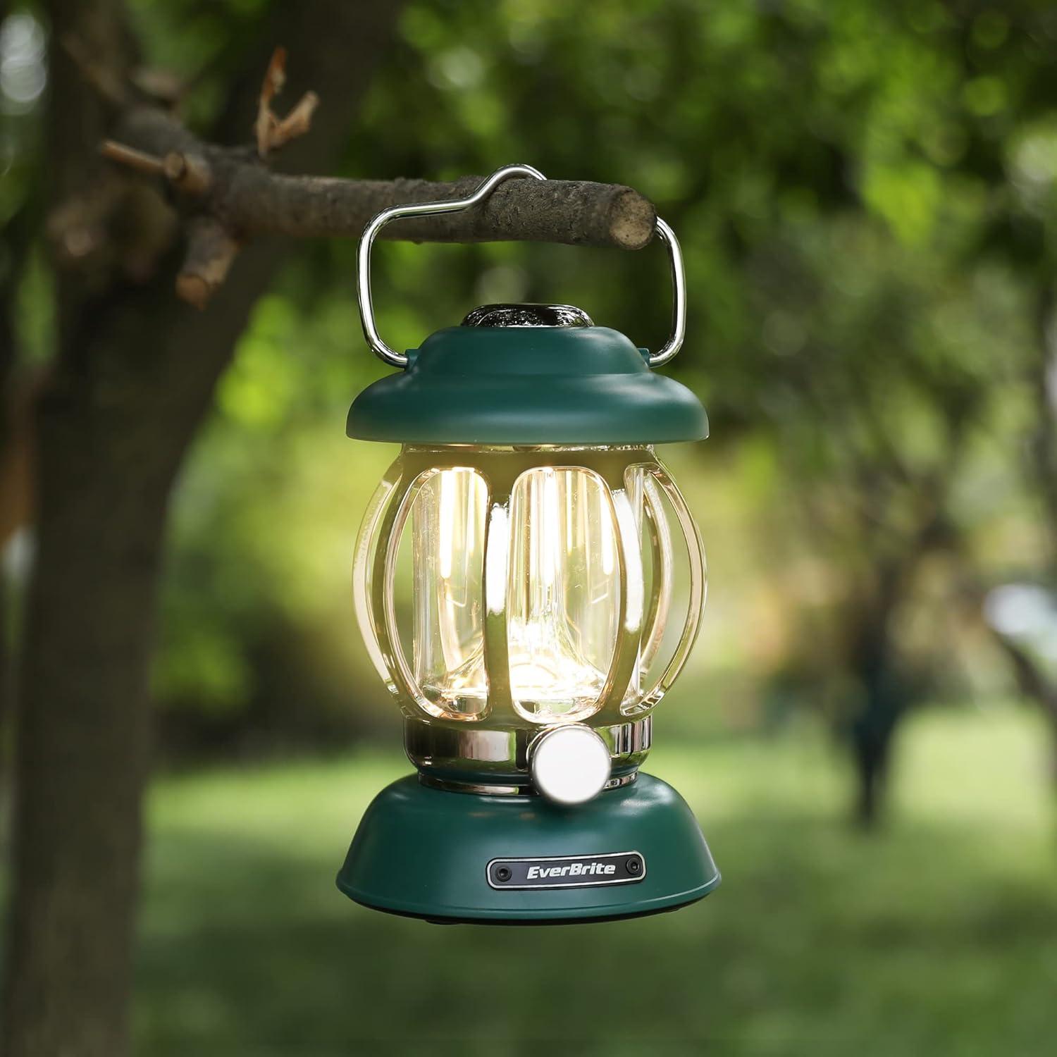 Linterna de Camping EverBrite Retro 4400mAh 3 Modos Verde