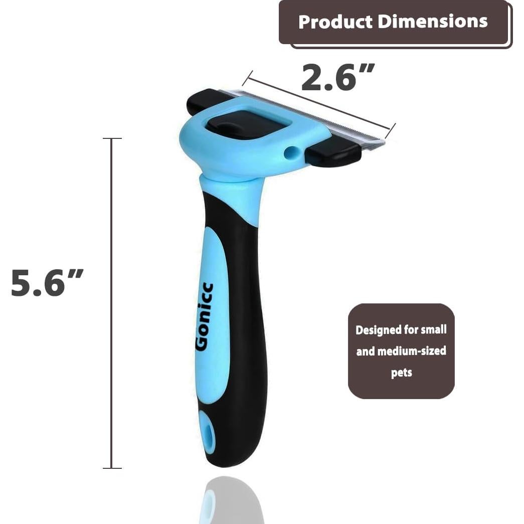 Cepillo Deshedding Gonicc PDT-1001 para Perros y Gatos