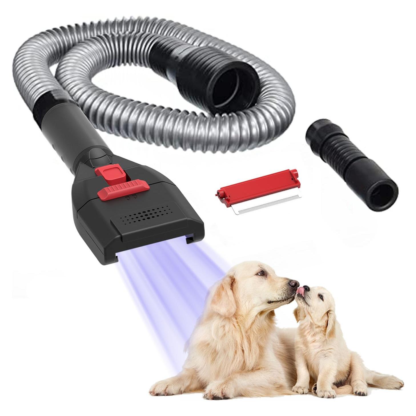 Kit de Aseo para Mascotas Defurry con Aspiradora - Cepillo y Adaptadores