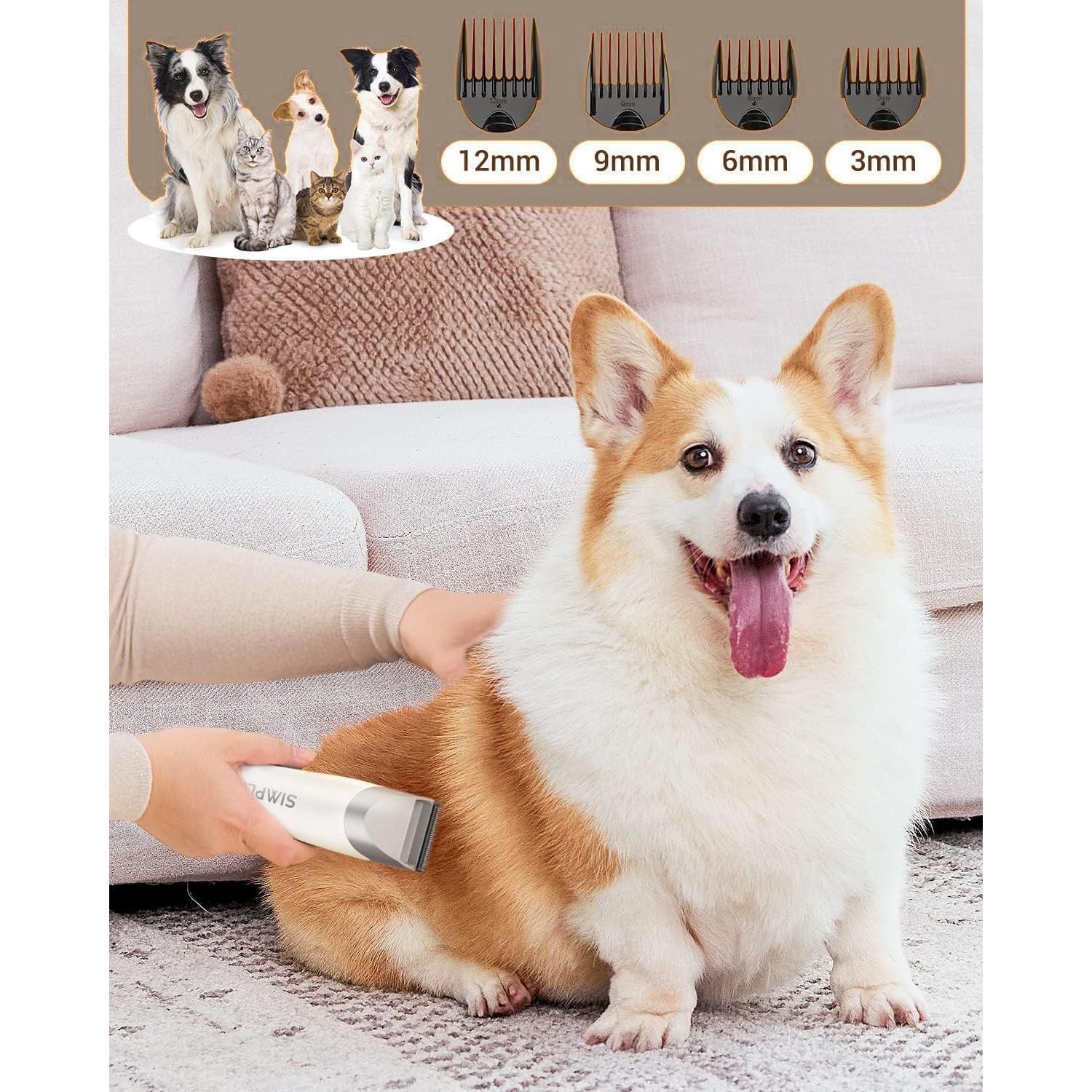 Kit de Aseo para Perros Simple Way con Aspiradora y Cortadoras