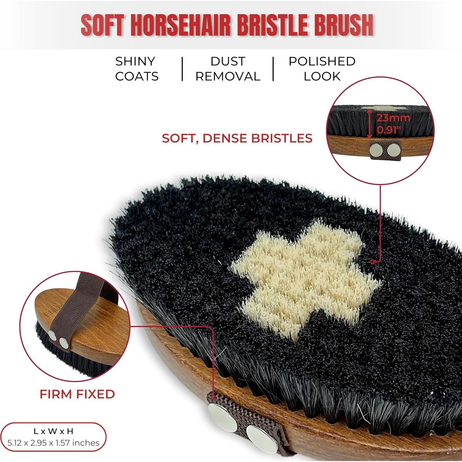 Kit de Aseo de Madera ENUKYCOM para Perros y Gatos Pelo Corto