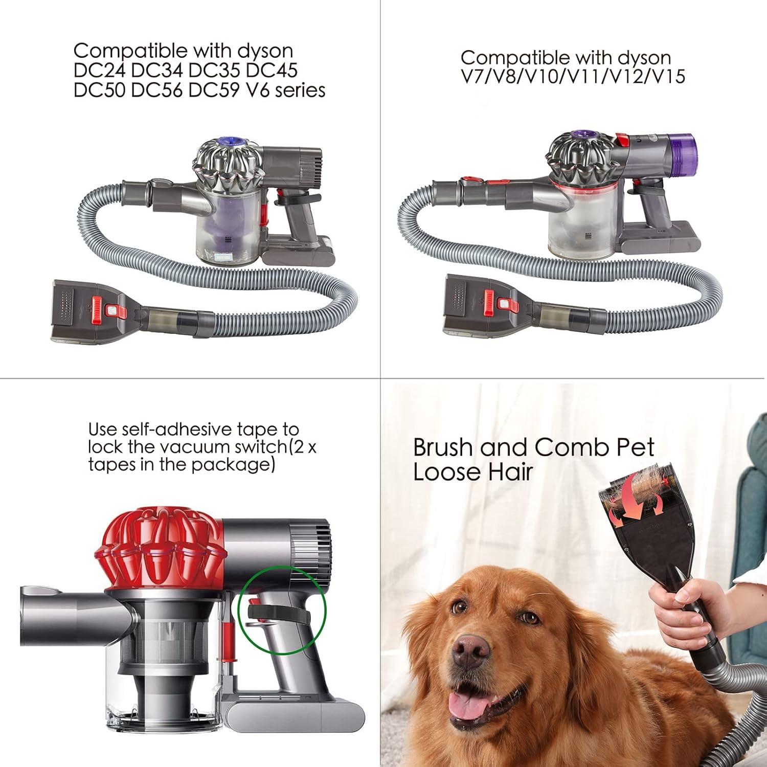 Cepillo de Aseo para Mascotas Defurry con Adaptador Dyson