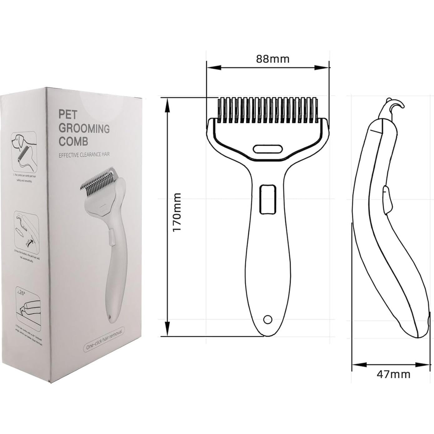 Cepillo Rascador Autolimpiante Taomypets para Perros y Gatos