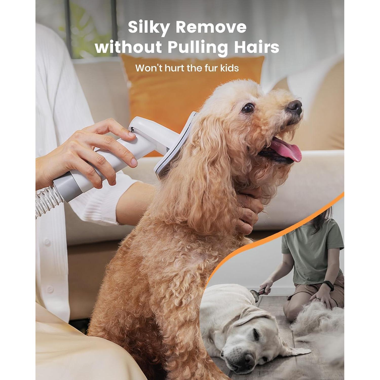 Cepillo de Aspiradora para Perros Oneisall con Adaptador Universal