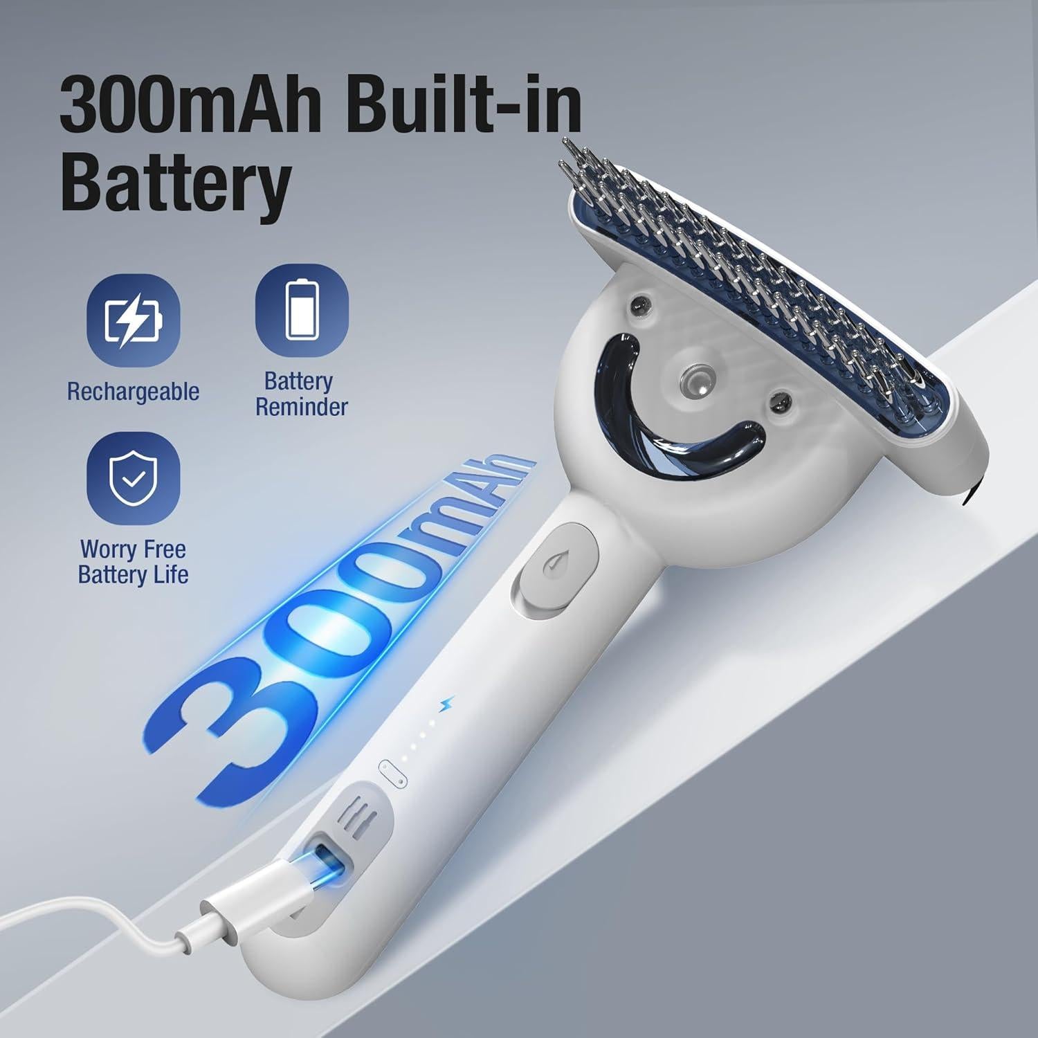 Cepillo para Aseo de Mascotas Midodor con Spray y Esterilización UV