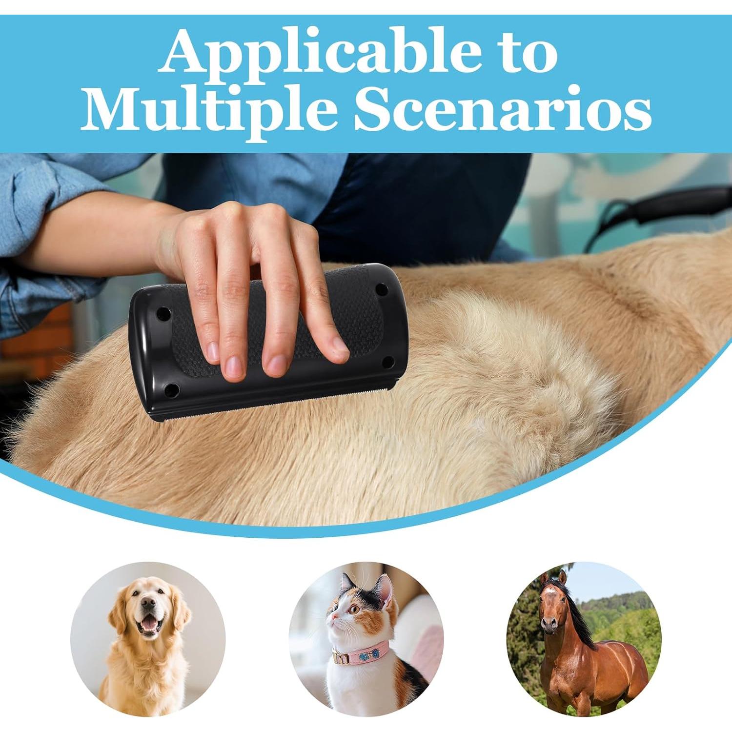 Cepillo Deshedding para Mascotas LIN-YL - Antideslizante, 15cm