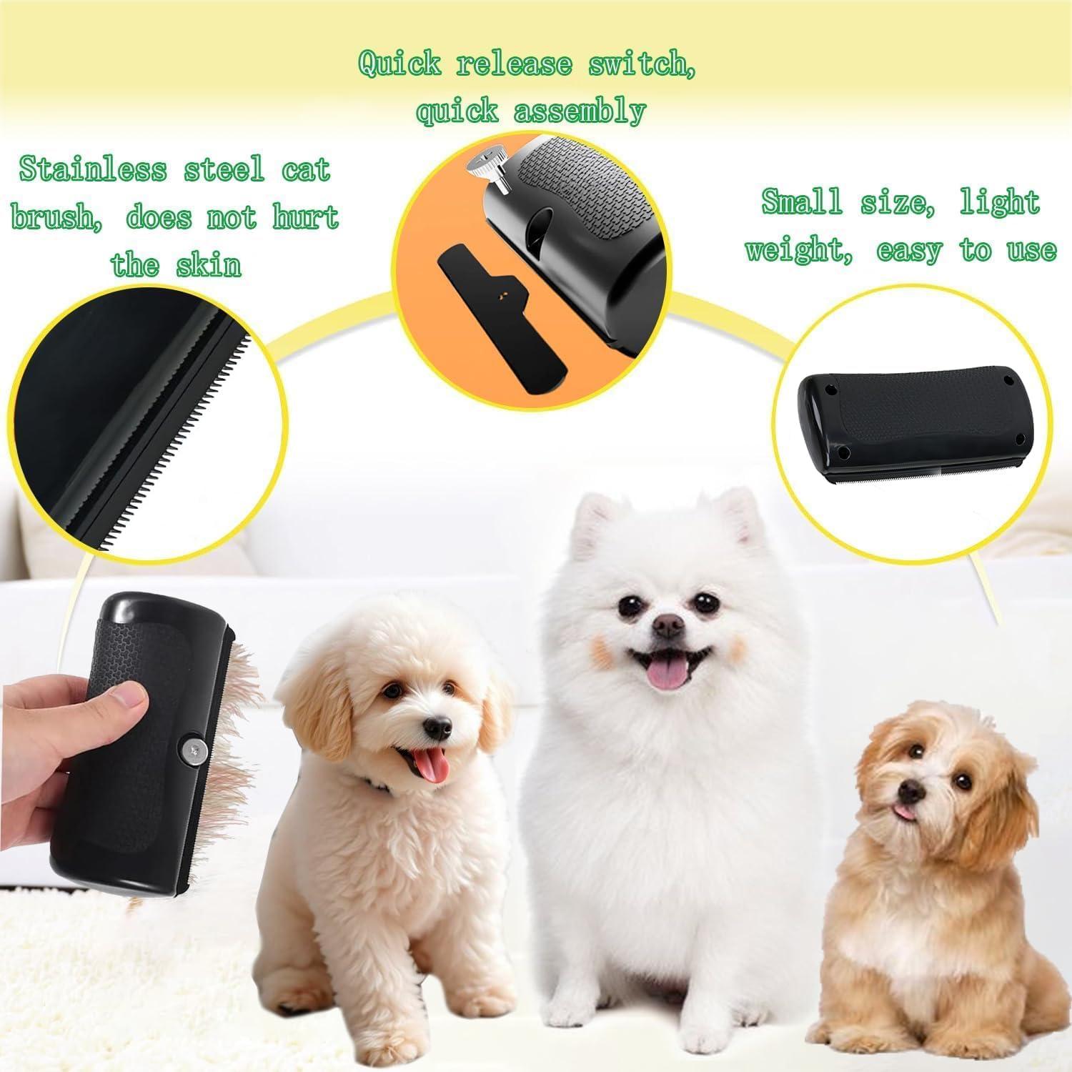 Cepillo Deshedding Genérico para Perros y Gatos - 15cm