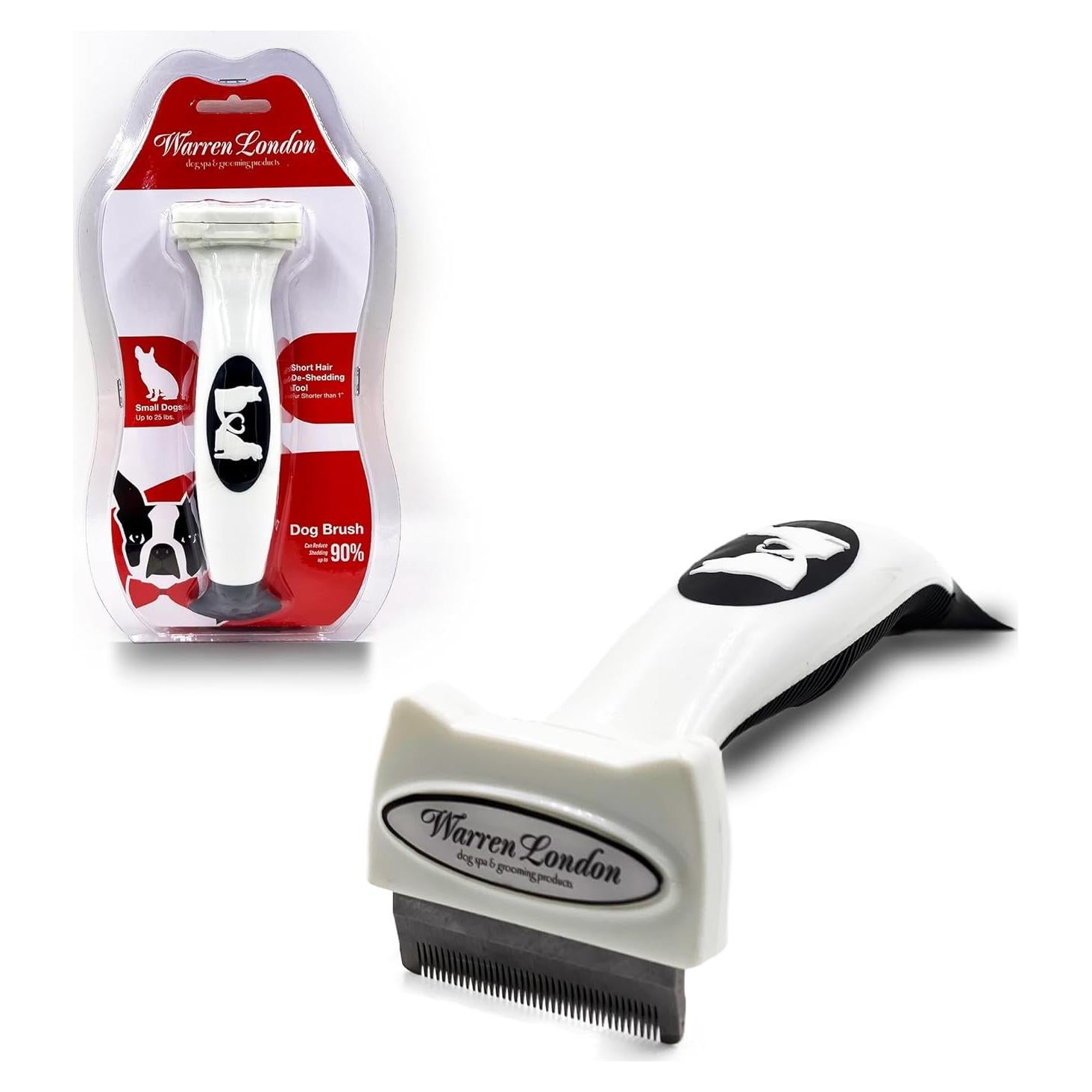 Cepillo Deshedding Warren London para Pelo Corto - Pequeño 4.45 cm