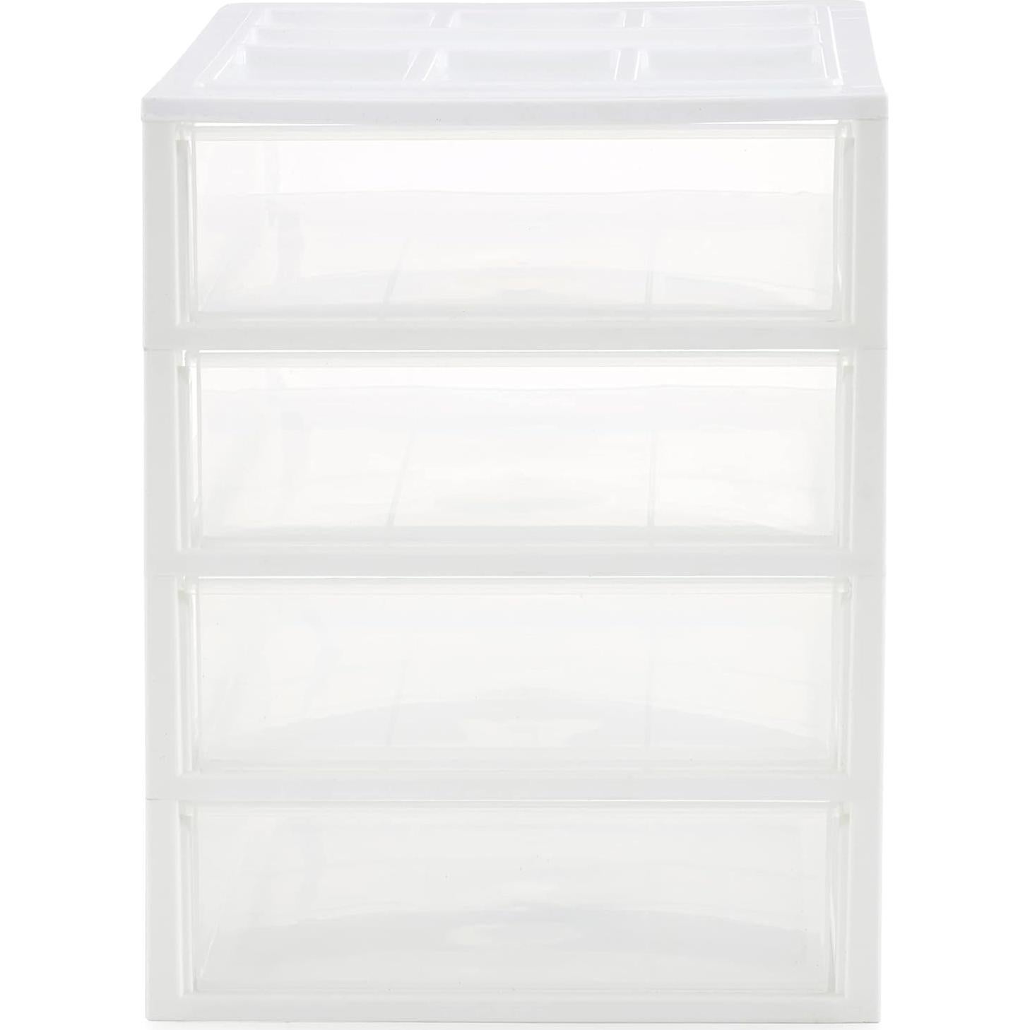Organizador de Escritorio Gracious Living 4 Cajones Blanco