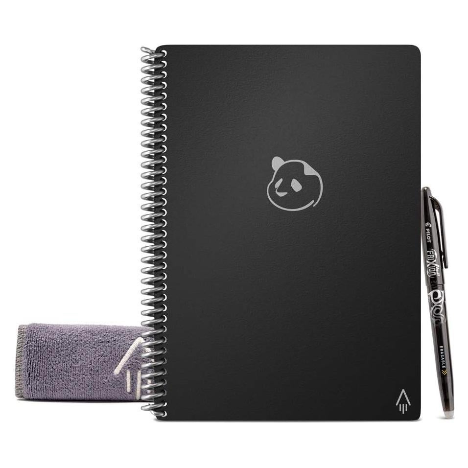 Planificador Panda Rocketbook Reutilizable Ejecutivo Negro 15.24x22.35cm