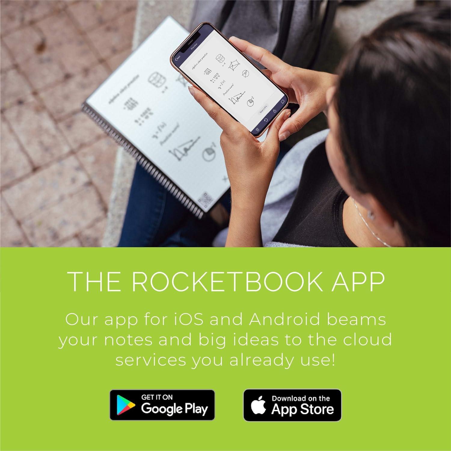 Cuaderno de Gráficos Reutilizable Rocketbook Matrix 21.6x27.9cm