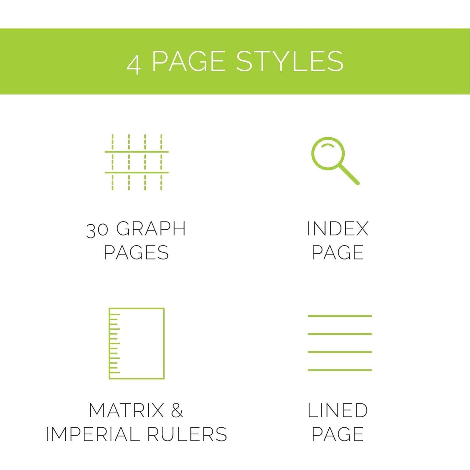 Cuaderno de Gráficos Reutilizable Rocketbook Matrix 21.6x27.9cm