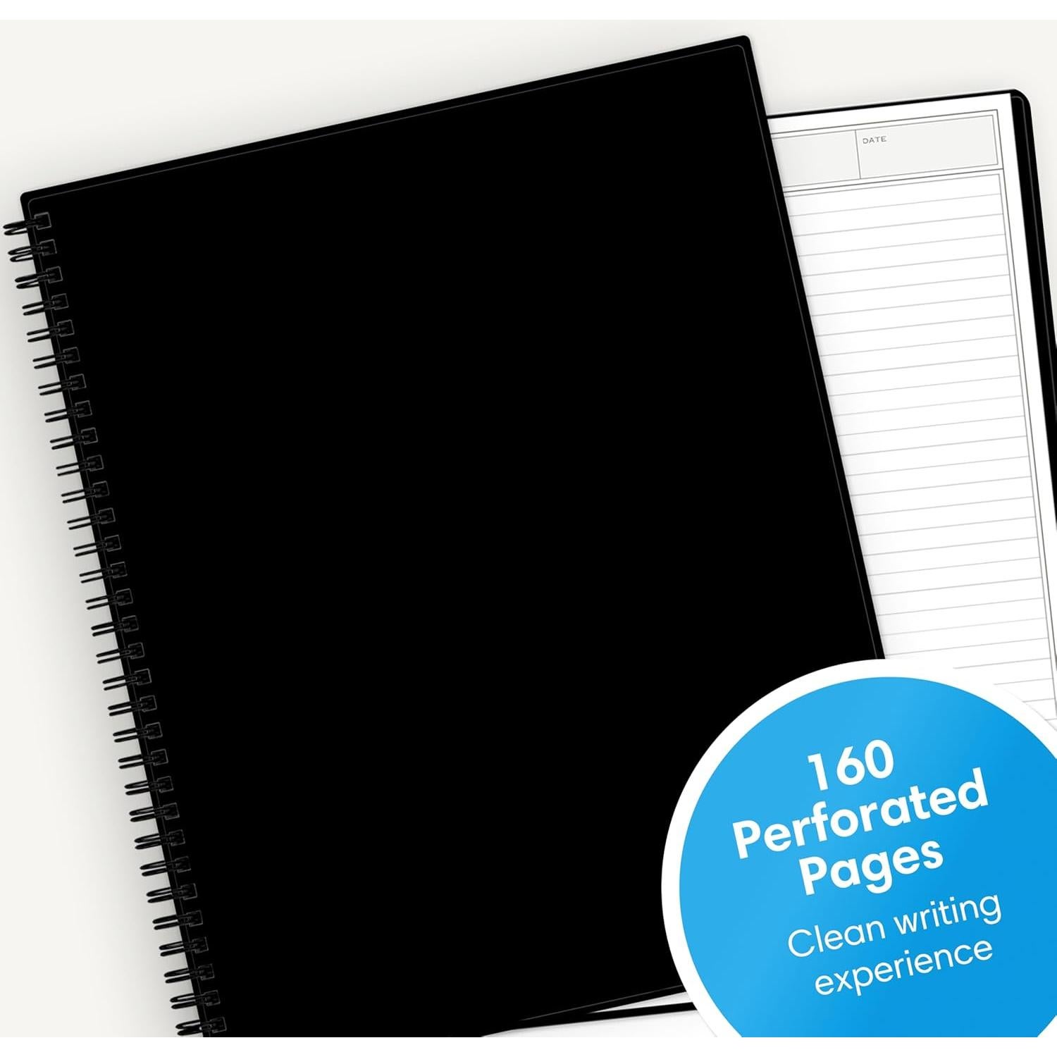 Cuaderno de Notas Inteligentes Blue Sky 21.6x27.9cm Negro