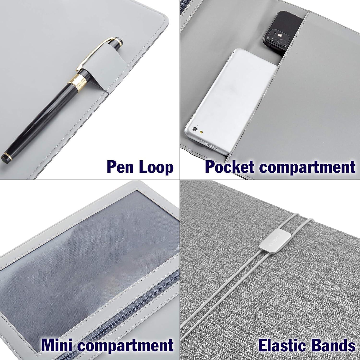 Cubierta de Cuaderno OOKU A4 Gris para Rocketbook Fusion