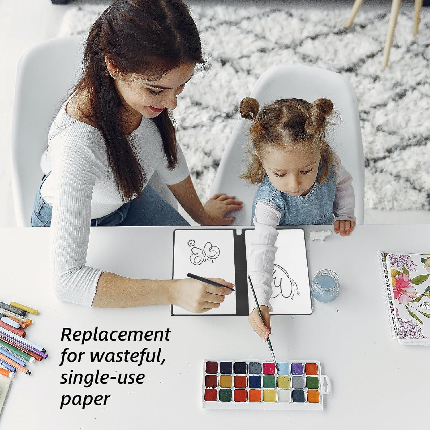 Cuaderno Borrable Reutilizable A5 Sopoloray Negro con Bolígrafo