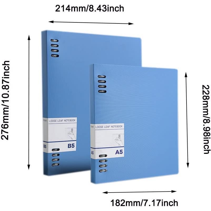 Spiral Notebook, Smart Notebook with Dividers Multi-Subject Smart Notebook Reusable Smart Business Notebook 60 Sheets