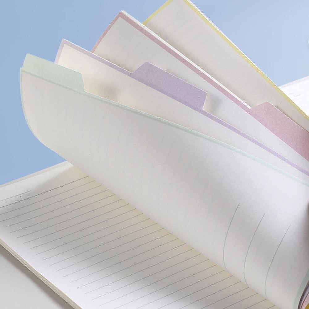 Spiral Notebook, Smart Notebook with Dividers Multi-Subject Smart Notebook Reusable Smart Business Notebook 60 Sheets