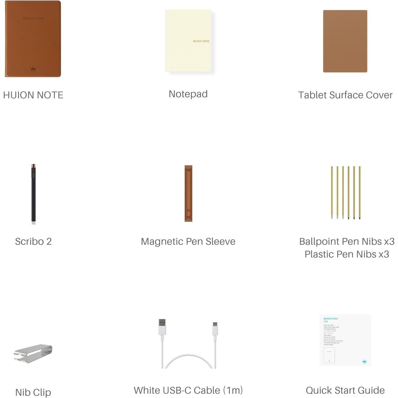 Cuaderno Digital Huion Note A5 con Lápiz Sin Batería