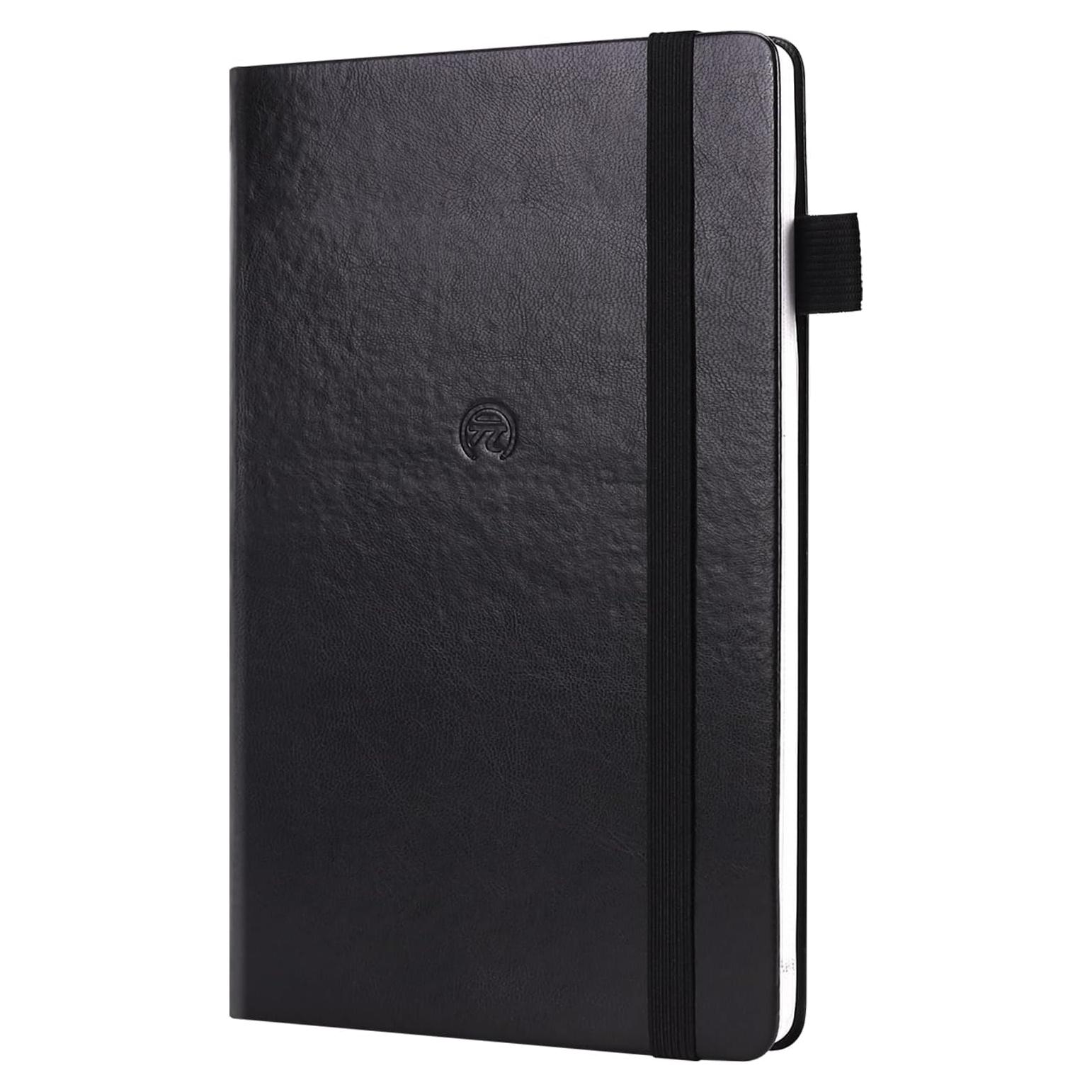 Cuaderno Inteligente Yuan 13x21 cm Tapa Dura Negro 94 Hojas