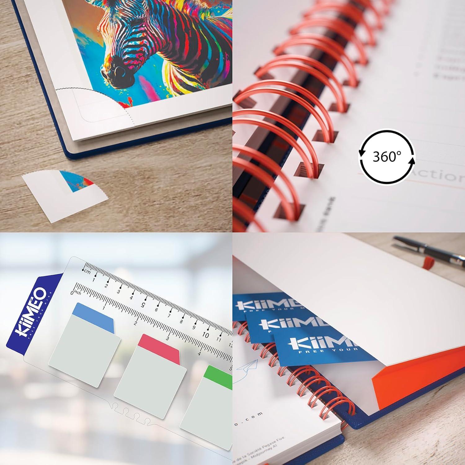 Cuaderno KiiMéo B5 Gris - 140 Páginas 100g/m² + Página Borrable