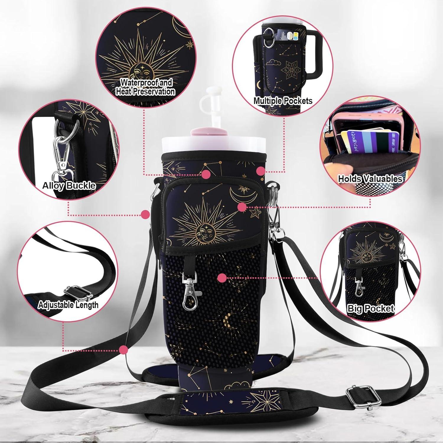 Bolsa Portátil LAOTANGJIA para Taza Stanley 30-40oz con Correas