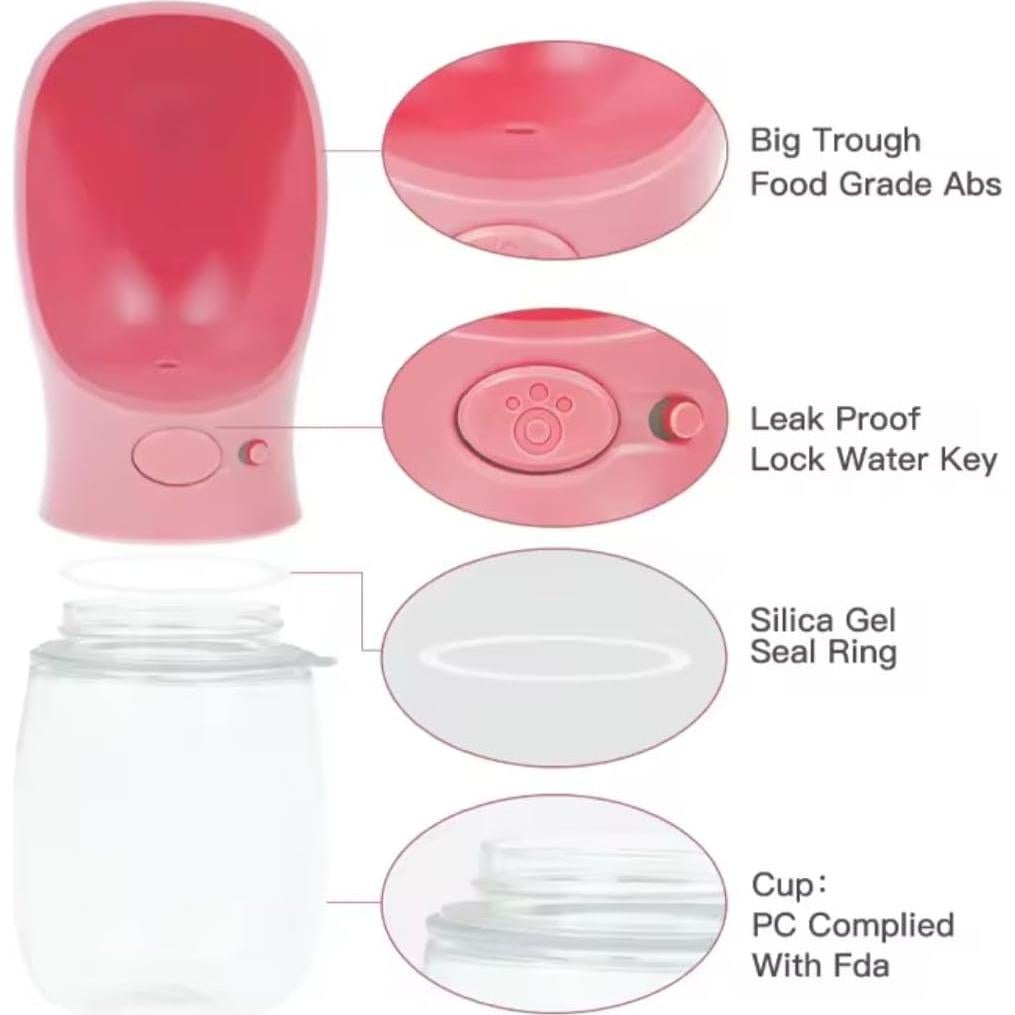 Botella de Agua para Perros Hangzhou 350ml a Prueba de Fugas