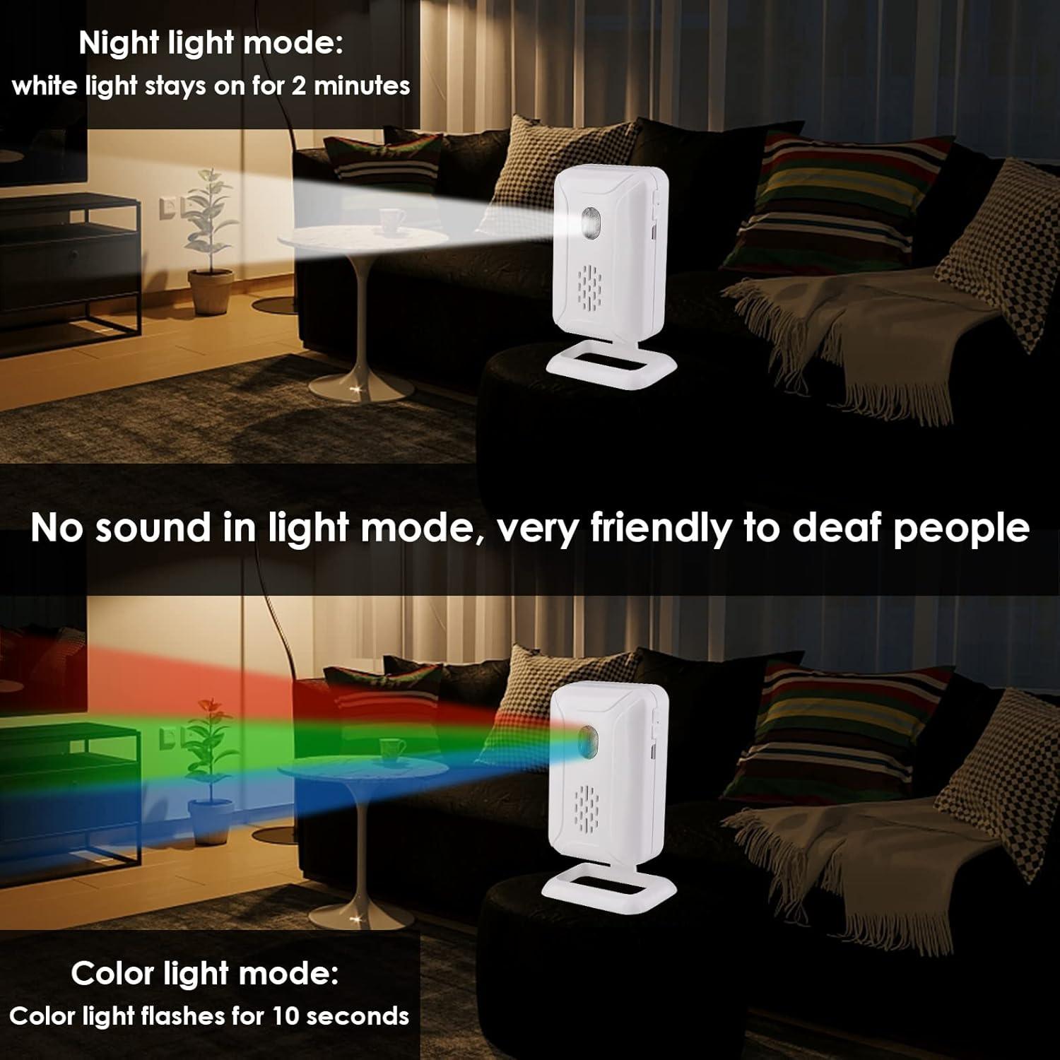 Timbre de Puerta GREENCYCLE con 2 Sensores y Alarma