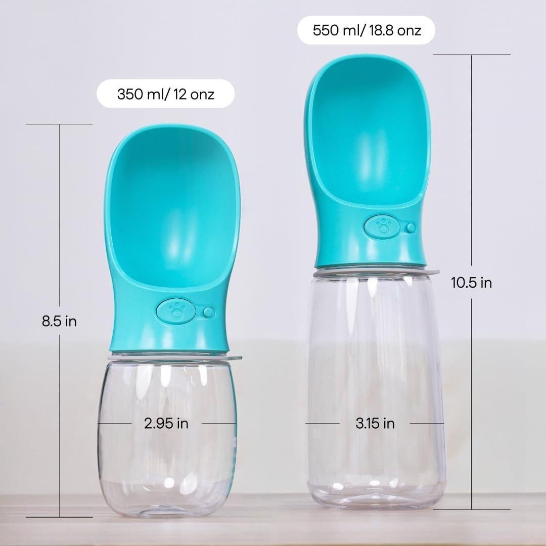 Botella de Agua Portátil para Perros Hangzhou Rena 350 ml Negra