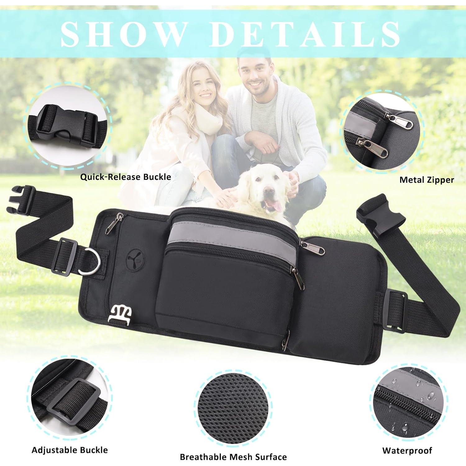 Bolsa de Golosinas para Perros Yunjingtech 230g Ajustable