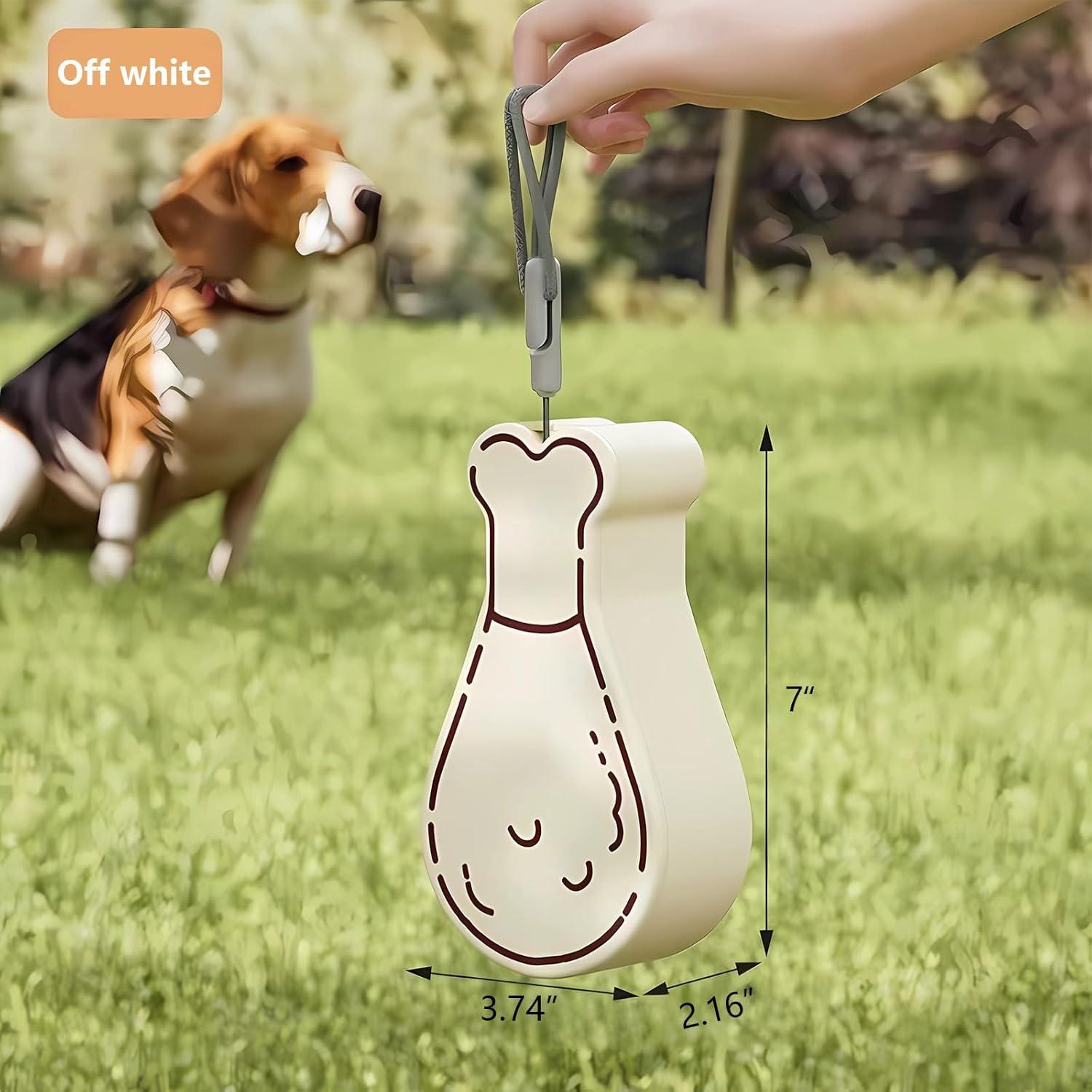 Tazón portátil para perros AOPALE con botella de agua 17.78cm