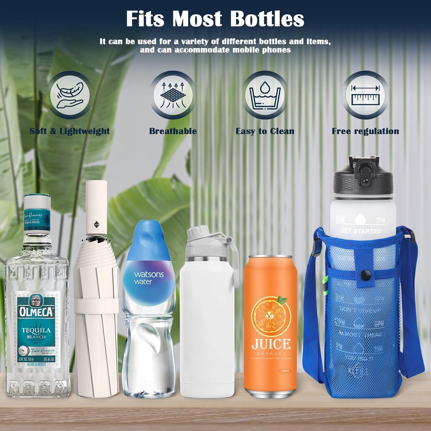 Soporte para Botellas de Agua GAOHUI 2 Paquetes con Correa