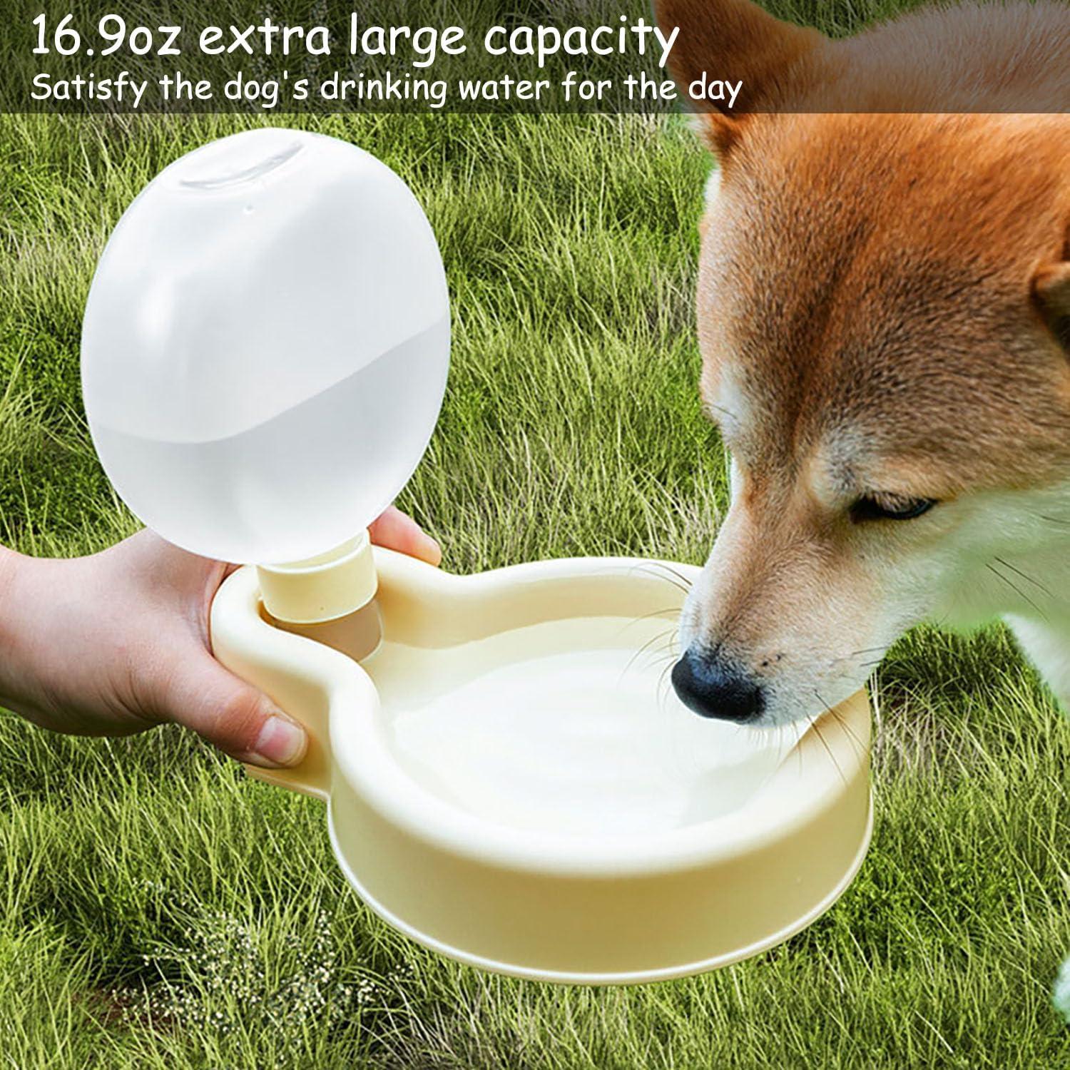 Botella de Agua Deportiva para Mascotas Bigplomes 500ml a Prueba de Fugas