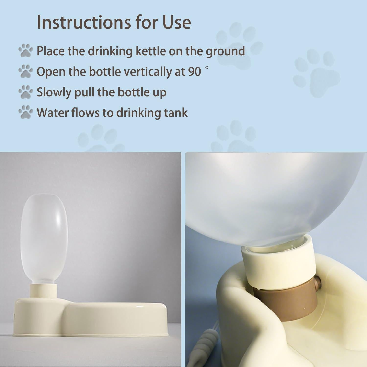 Botella de Agua Deportiva para Mascotas Bigplomes 500ml a Prueba de Fugas