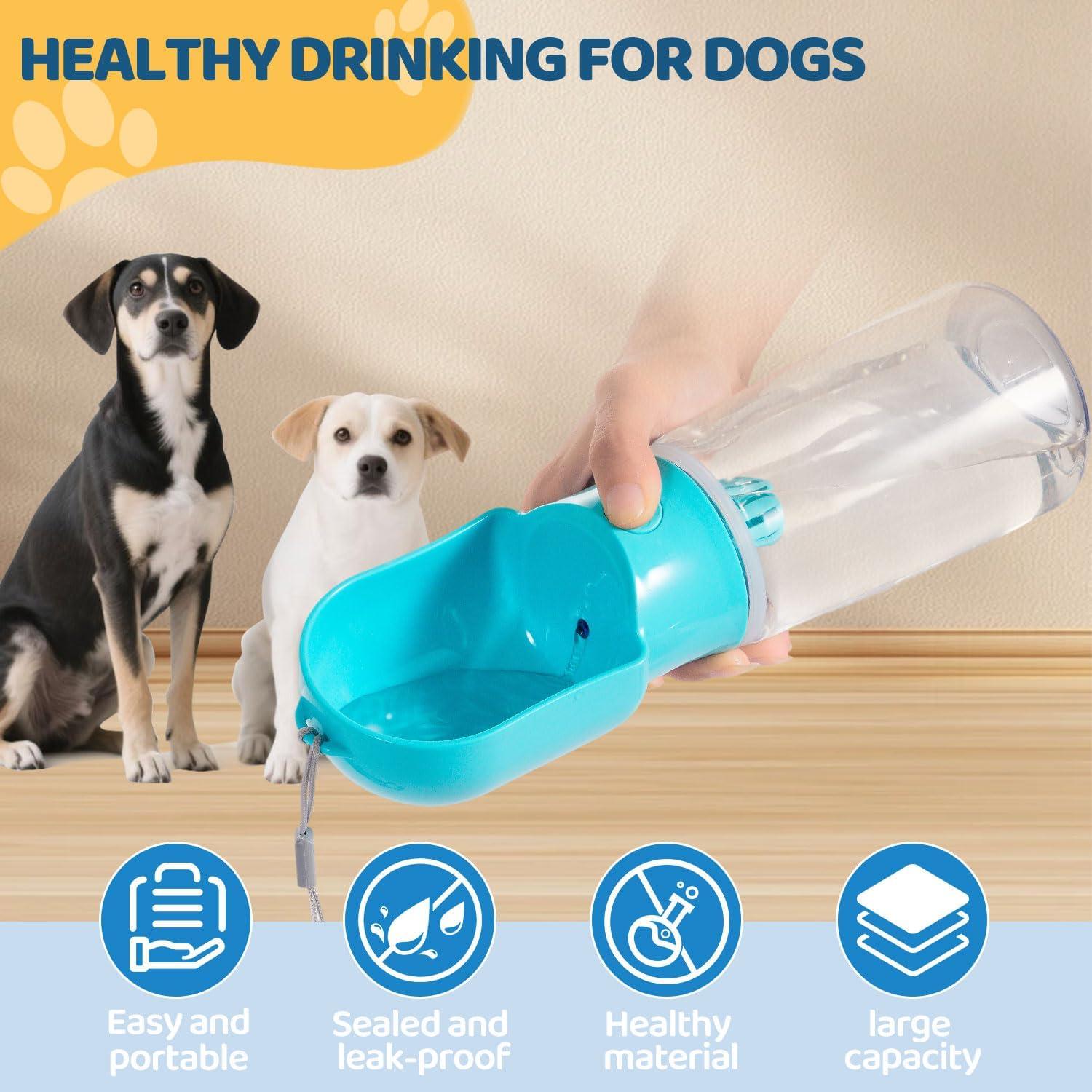 Botella de Agua y Comida para Perros Pyrrion 320ml/500ml