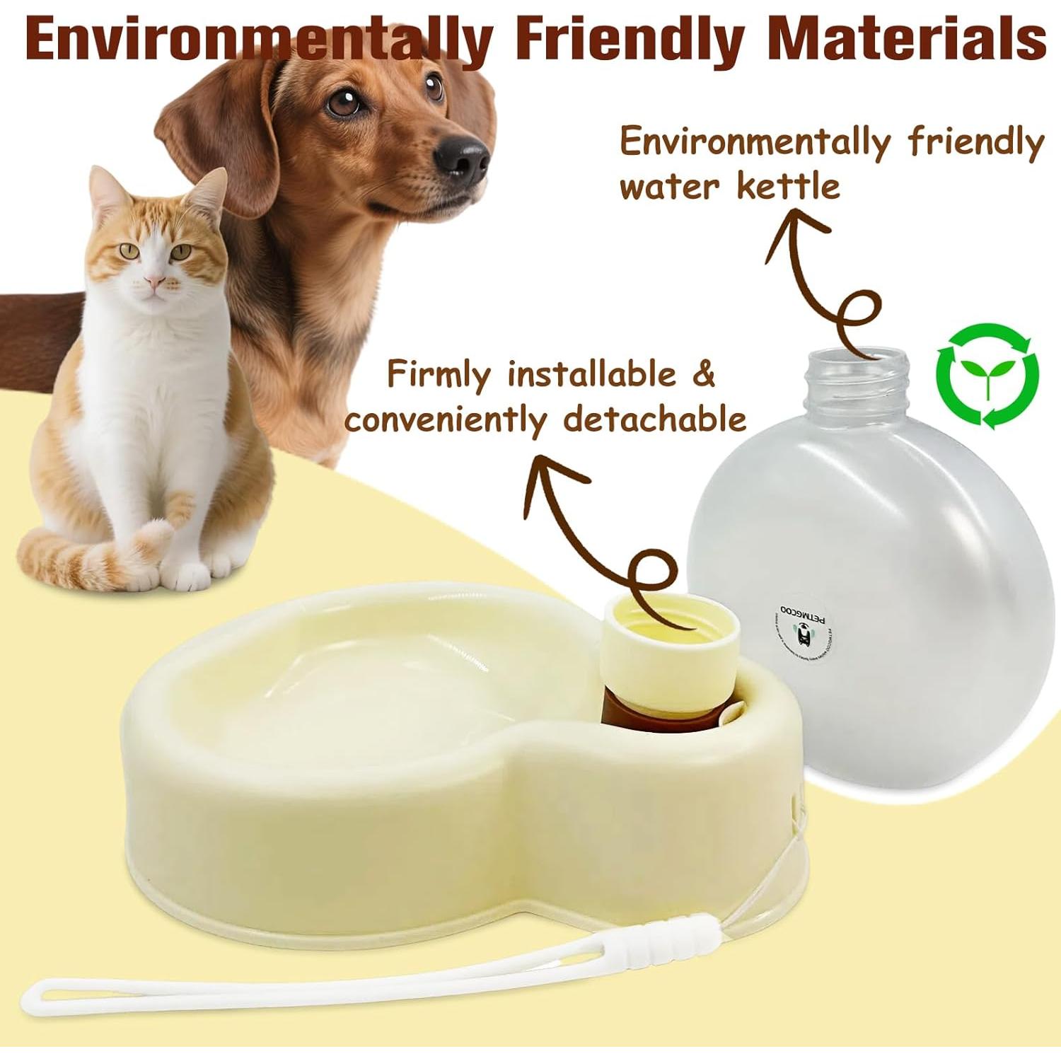 Botella de Agua Portátil para Perros PETMGCOO 384ml - A Prueba de Fugas